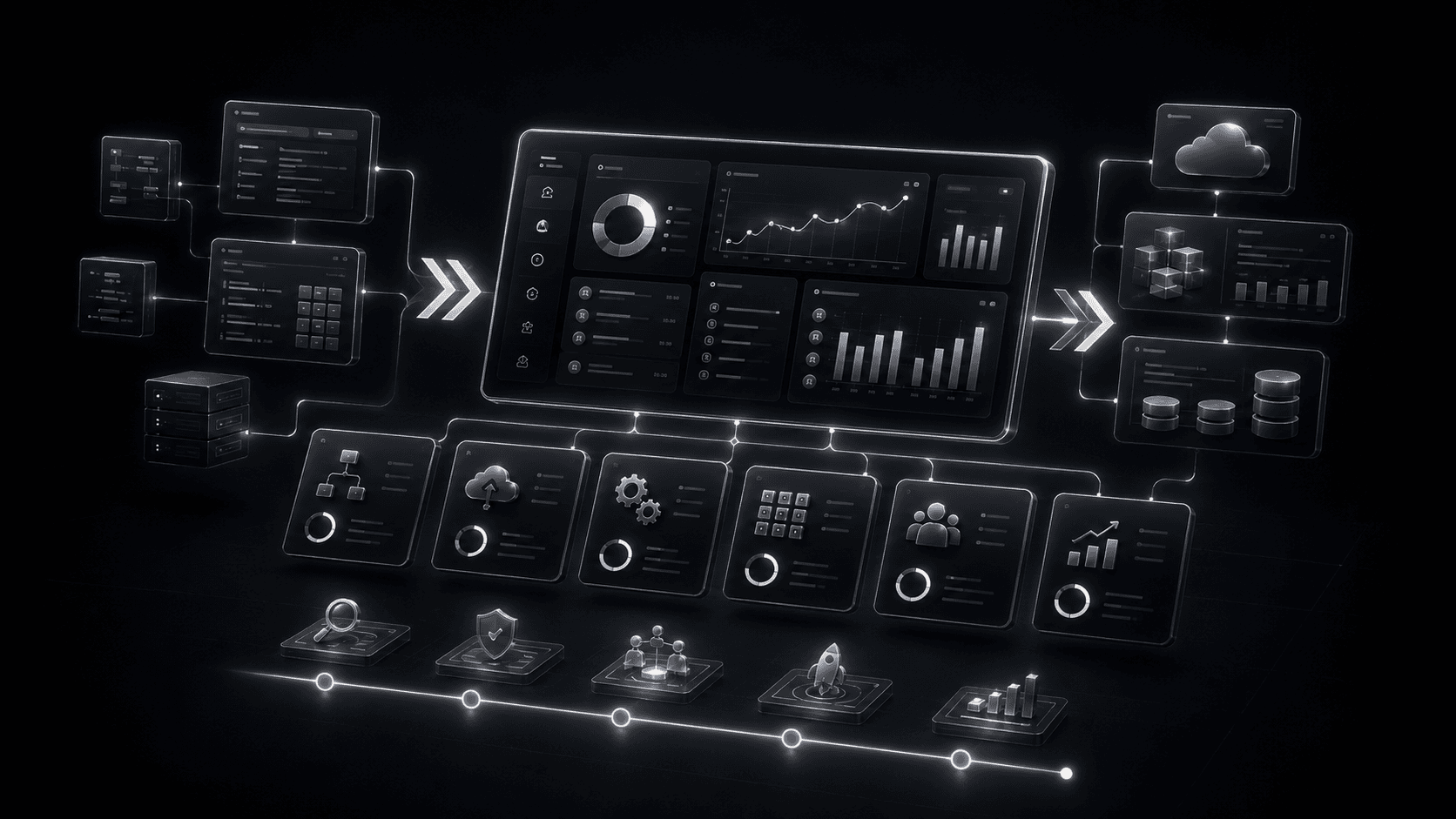 Digital Transformation Support illustration